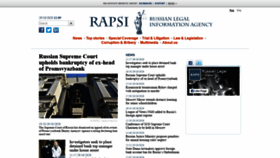 What Rapsinews.com website looked like in 2020 (3 years ago)