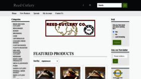 What Reedcutlery.com website looked like in 2020 (3 years ago)