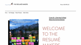 What Resumemakers.com.au website looked like in 2020 (3 years ago)