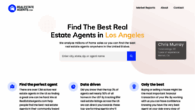 What Realestateagents.com website looked like in 2020 (3 years ago)