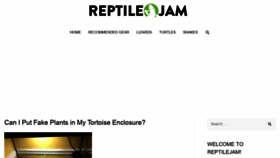 What Reptilejam.com website looked like in 2020 (3 years ago)