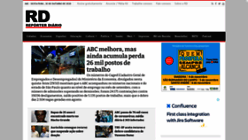 What Reporterdiario.com.br website looked like in 2020 (3 years ago)