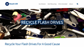What Recycleusb.com website looked like in 2020 (3 years ago)