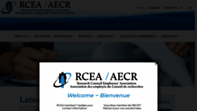 What Rcea.ca website looked like in 2020 (3 years ago)