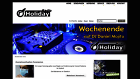 What Radioholiday.it website looked like in 2020 (3 years ago)