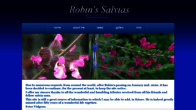 What Robinssalvias.com website looked like in 2020 (3 years ago)