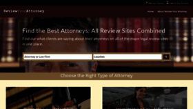 What Reviewyourattorney.com website looked like in 2020 (3 years ago)