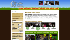 What Rabbitrehome.org.uk website looked like in 2020 (3 years ago)