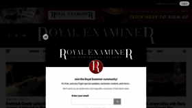 What Royalexaminer.com website looked like in 2020 (3 years ago)