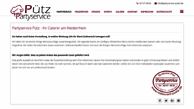 What Restaurant-puetz.de website looked like in 2020 (3 years ago)