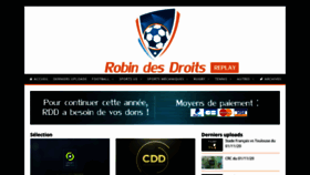 What Robindesdroits.me website looked like in 2020 (3 years ago)