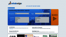 What Rehabedge.com website looked like in 2020 (3 years ago)