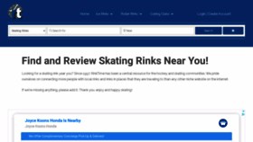 What Rinktime.com website looked like in 2020 (3 years ago)