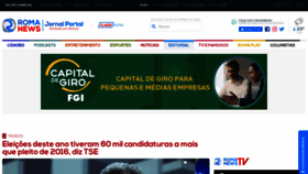 What Romanews.com.br website looked like in 2020 (3 years ago)
