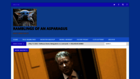 What Ramblingsofanasparagus.com website looked like in 2020 (3 years ago)