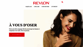 What Revlon.fr website looked like in 2020 (3 years ago)