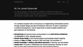 What Razorjack.net website looked like in 2020 (3 years ago)