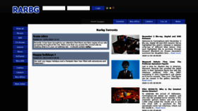 What Rarbg.is website looked like in 2020 (5 years ago)