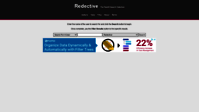 What Redective.com website looked like in 2020 (3 years ago)