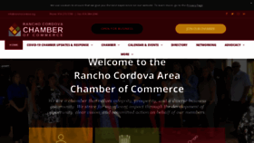 What Ranchocordova.org website looked like in 2020 (3 years ago)