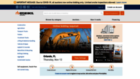 What Rbauction.com website looked like in 2020 (3 years ago)