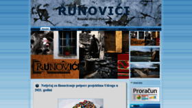 What Runovici.hr website looked like in 2020 (3 years ago)