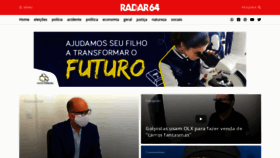 What Radar64.com website looked like in 2020 (3 years ago)