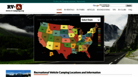 What Rv-camping.org website looked like in 2020 (3 years ago)