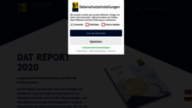 What Report.dat.de website looked like in 2020 (3 years ago)