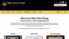 What Rideawave.co.uk website looked like in 2020 (3 years ago)