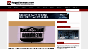 What Rogersimmons.com website looked like in 2020 (3 years ago)