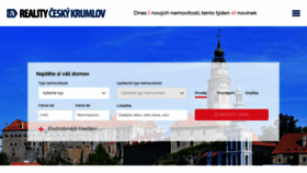 What Reality-cesky-krumlov.cz website looked like in 2020 (3 years ago)
