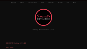 What Russellsbicycleshed.co.uk website looked like in 2020 (3 years ago)