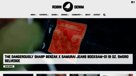 What Robindenim.com website looked like in 2020 (3 years ago)