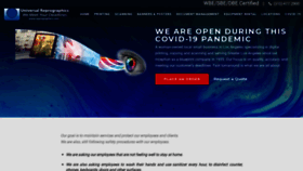 What Reprographics.com website looked like in 2020 (3 years ago)