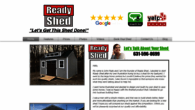 What Readyshed.com website looked like in 2020 (3 years ago)