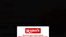 What Ryans.com website looked like in 2020 (3 years ago)