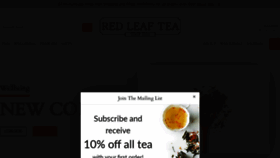 What Redleaftea.com.au website looked like in 2020 (3 years ago)