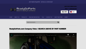 What Readygoparts.com website looked like in 2020 (3 years ago)