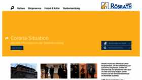 What Roesrath.de website looked like in 2020 (3 years ago)