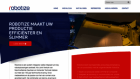 What Robotize.nl website looked like in 2020 (4 years ago)