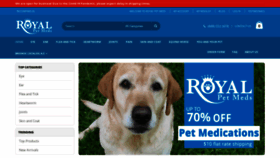 What Royalpetmeds.com website looked like in 2020 (3 years ago)