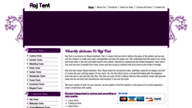 What Rajtent.co.uk website looked like in 2020 (3 years ago)