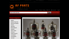 What Rfparts.com website looked like in 2020 (3 years ago)