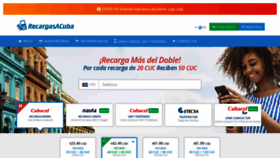 What Recargasacuba.com website looked like in 2020 (3 years ago)