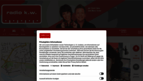 What Radiokw.de website looked like in 2020 (3 years ago)