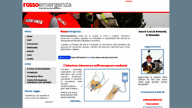 What Rossoemergenza.it website looked like in 2020 (4 years ago)