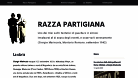 What Razzapartigiana.it website looked like in 2020 (3 years ago)