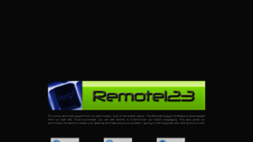 What Remote123.co.uk website looked like in 2020 (3 years ago)