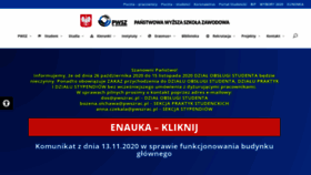 What Raciborz.edu.pl website looked like in 2020 (3 years ago)
